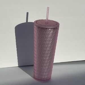 New Starbucks Pink Tumbler Size 24 oz